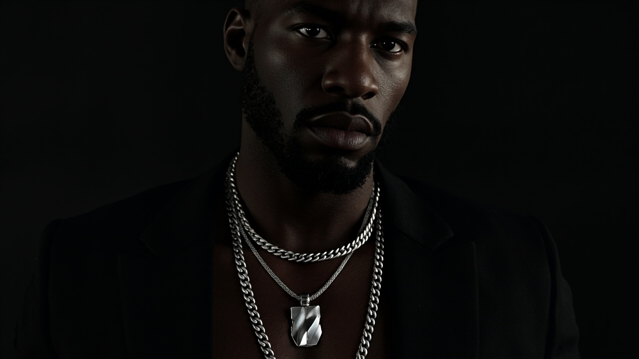Unrivaled Edge: Dominating 2025 with Male Necklaces Silver